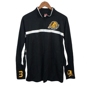 B3 Vintage Mens Alleson Athletic Half Zip Warriors Performance Pullover Jacket L